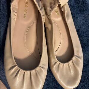 Cole Haan Women's Beige Ballet Flats
